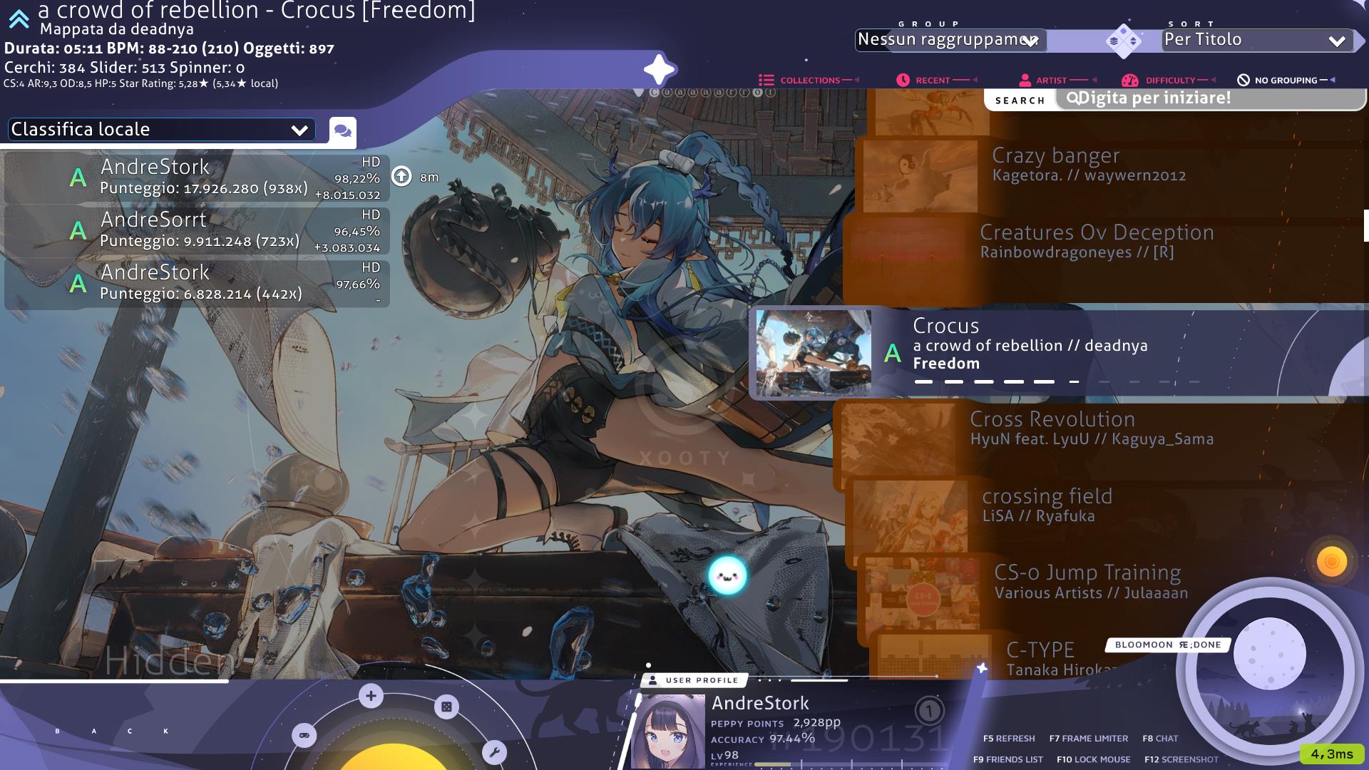 Map selection